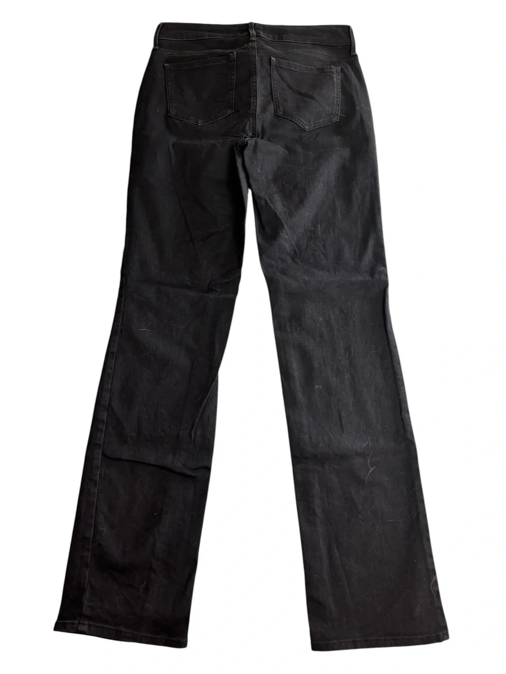 NYDJ Tummy Control Straight Leg Stretch Denim Black Size 4 Style MBDMMS2829